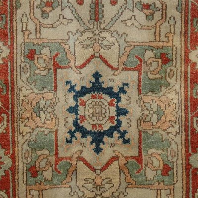 Lot 573 - Indo Heriz Runner India, contemporary Three...