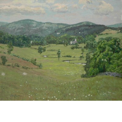 Lot 34 - Ben Foster American, 1852-1926 Valley...