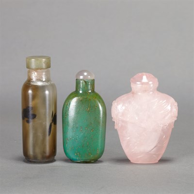 Lot 319 - Group of Eight Chinese Snuff Bottles 19th/20th...