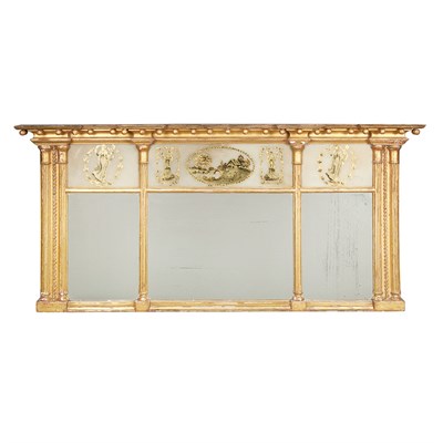 Lot 234 - Regency Style Gilt-Wood and Eglomise...