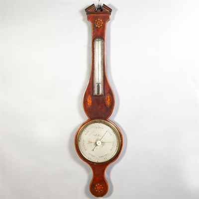 Lot 128 - George III Inlaid Mahogany Barometer Marked, P....