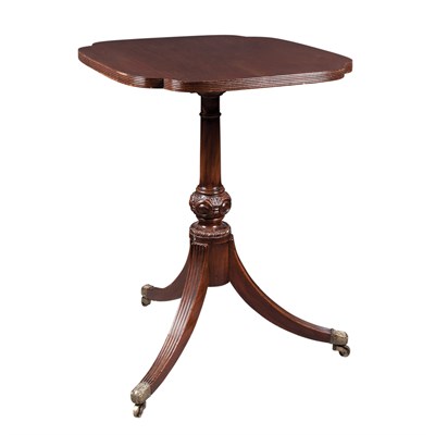 Lot 217 - Federal Mahogany Tripod Stand 19th Century The...