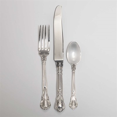 Lot 388 - American Sterling Silver Flatware Service...