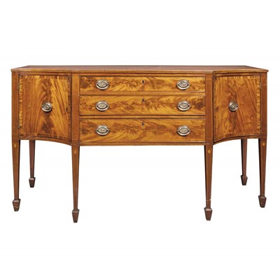 Lot 188 - Federal Inlaid Mahogany Sideboard Portsmouth,...