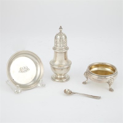 Lot 294 - Group of Sterling Silver Table Articles...