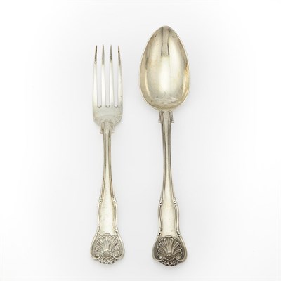 Lot 209 - Victorian Silver Partial Flatware Service...