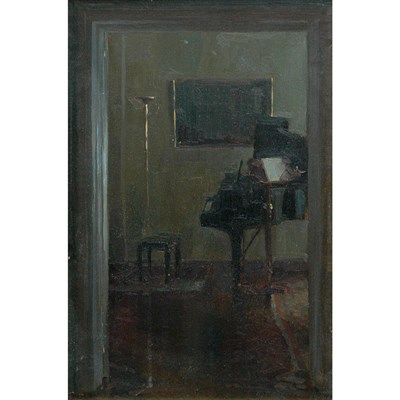 Lot 28 - Jacob Collins American, b. 1965 Interior, 1992...