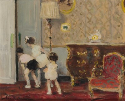Lot 55 - Jules Herve French, 1887-1981 Children Spying...