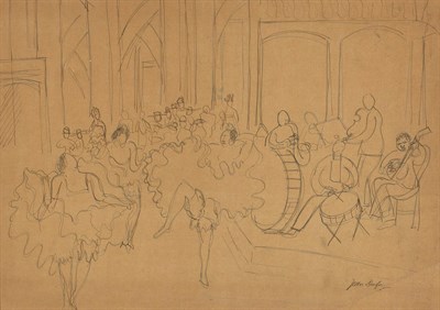 Lot 1105 - Jean Dufy French, 1888-1964 Night Club Stamped...