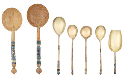Lot 138 - Miscellaneous Group of Russian Silver, Enamel...