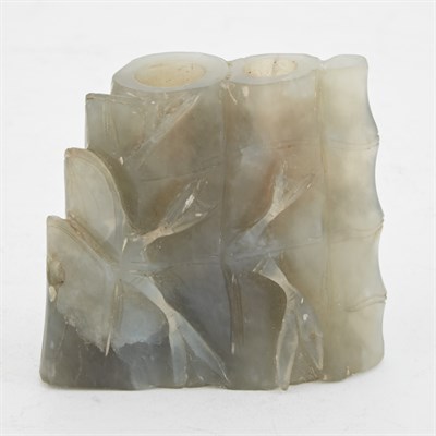Lot 419 - Chinese Celadon Jade Pouring Vessel 19th...