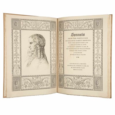 Lot 143 - BROWNING, ELIZABETH BARRETT Sonnets from the...