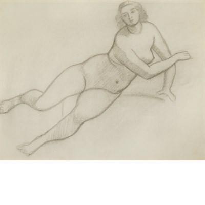 Lot 59 - Andre Derain French, 1880-1954 Nude in Repose...