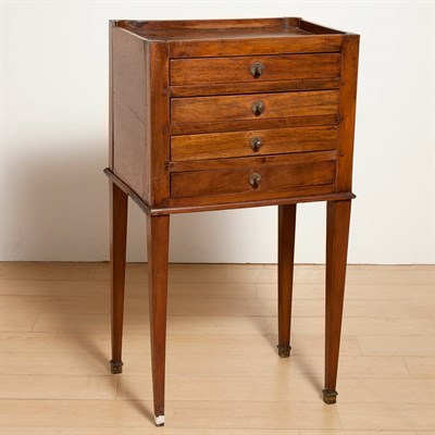 Lot 225 - French Provincial Walnut Side Table Height 28...
