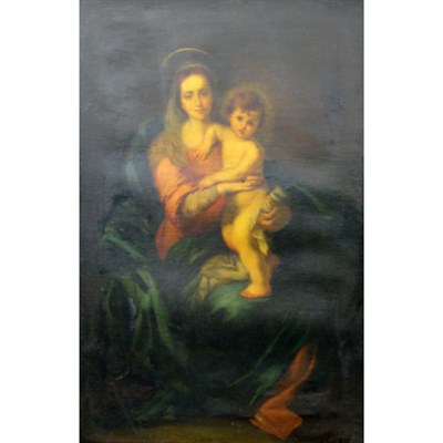 Lot 26 - After Bartolome Esteban Murillo Madonna and...