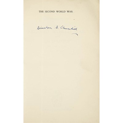 Lot 219 - CHURCHILL, WINSTON The Second World War and an...