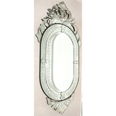 Lot 530 - Venetian Style Mirror Framed Mirror Height 55...