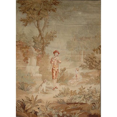 Lot 403 - Aubusson Tapestry France, 19th century...