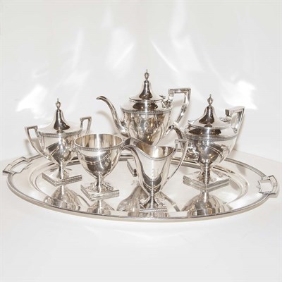 Lot 415 - Gorham Sterling Silver Six-Piece Tea and...