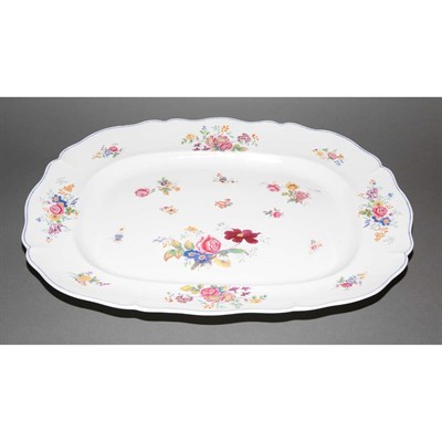 Lot 239 - French Porcelain Platter 19th Century With a...