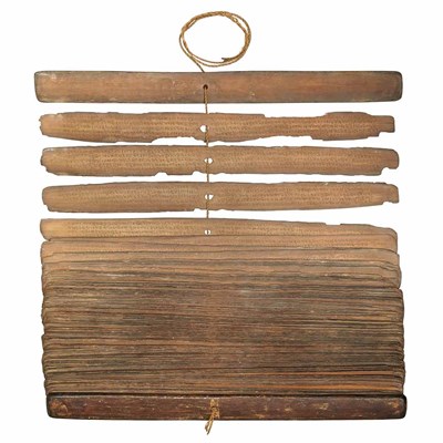 Lot 137 - [PALM LEAF MANUSCRIPT] Approximately 95 ff.,...