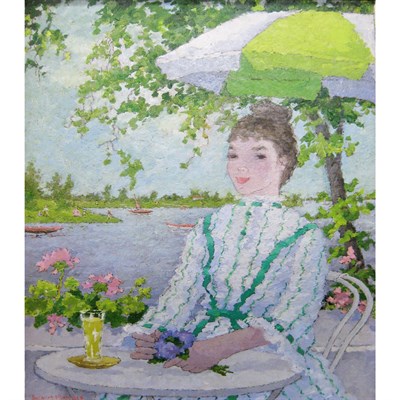 Lot 31 - Susan Eisendieck French, 1908-1998 Terrasse au...