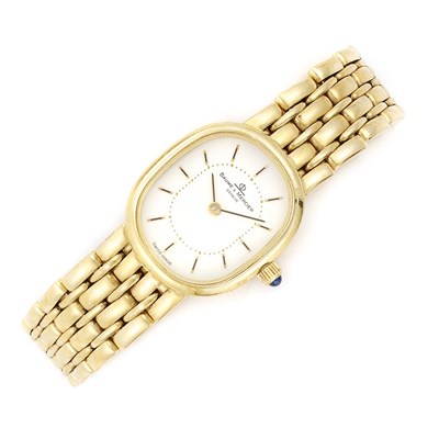 Lot 53 - Lady's Gold Wristwatch, Baume & Mercier