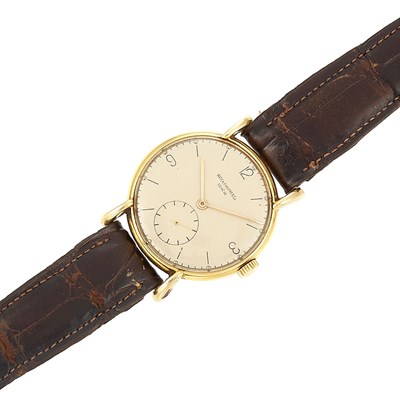 Lot 186 - Gentleman's Gold Wristwatch, Patek Philippe & Co.