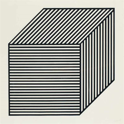 Lot 62 - Sol LeWitt (1928-2007) A SQUARE DIVIDED...