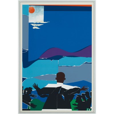 Lot 11 - Romare Bearden MARTIN LUTHER KING,...