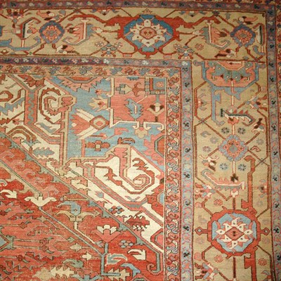 Lot 416 - Heriz Carpet Northwest Persia, last quarter of...