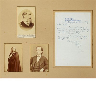 Lot 223 - DICKENS, CHARLES Autograph letter signed to...