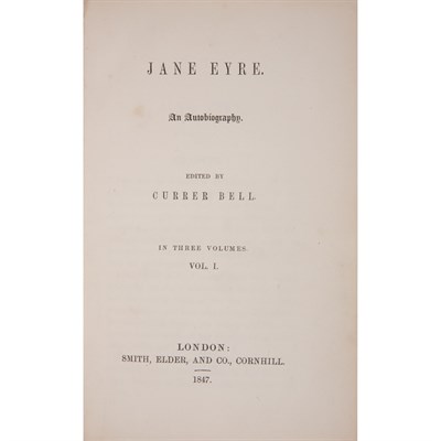 Lot 213 - BRONTE, CHARLOTTE Jane Eyre. An Autobiography....