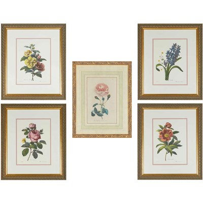 Lot 116 - After A. Pascal [FLOWER STUDIES] Four...