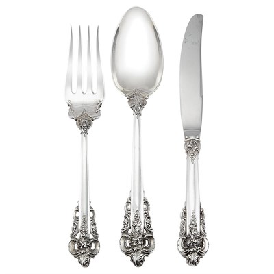 Lot 241 - Wallace Sterling Silver Flatware Service In...