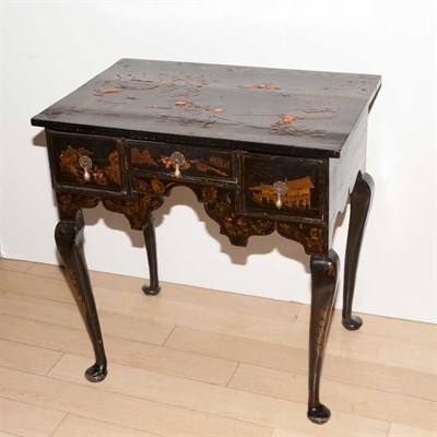 Lot 461 - William and Mary Style Chinoiserie Decorated...