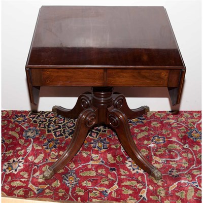 Lot 232 - Regency Style Mahogany Sofa Table Height 30...