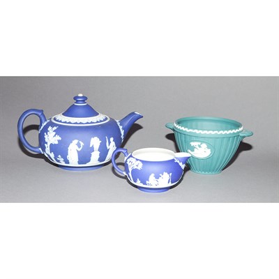 Lot 250 - Group of Wedgwood Jasperware Table Articles...