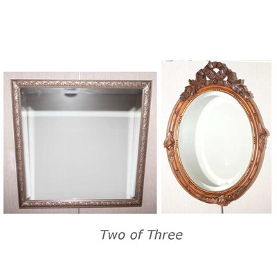 Lot 161 - Group of Three Mirrors Height of largest 25...