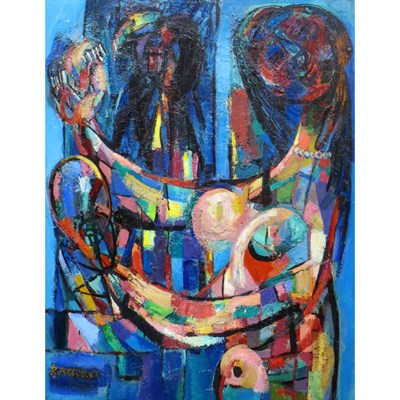 Lot 82 - Abraham Rattner American, 1893-1978 Figure,...