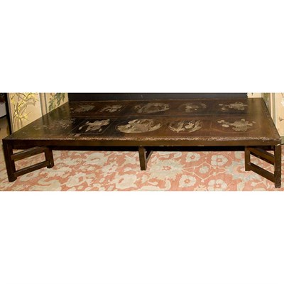 Lot 184 - Chinese Lacquered Low Table Height 16 inches,...