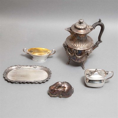 Lot 396 - Group of Silver Plated Table Articles