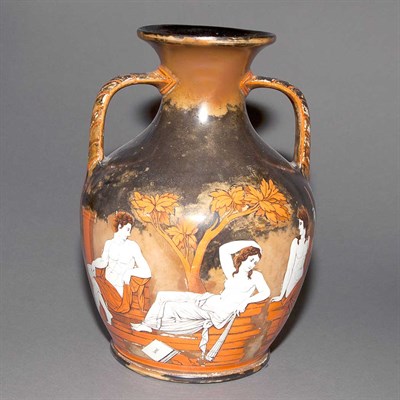 Lot 315 - Samuel Alcock & Co. Porcelain Portland Vase...