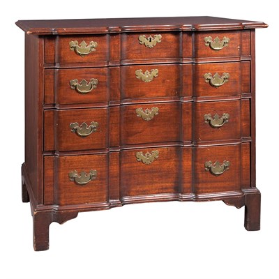Lot 146 - Chippendale Mahogany Block Front Chest of...