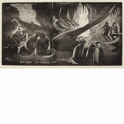 Lot 50 - Paul Gauguin (1848-1903) MAHNA NO VARUA INO...