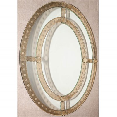Lot 536 - Pair of Venetian Style Mirrored Framed Mirrors...