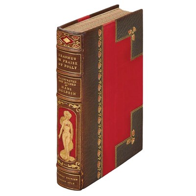 Lot 191 - [INLAID BINDING] Erasmus in Praise of Folly....