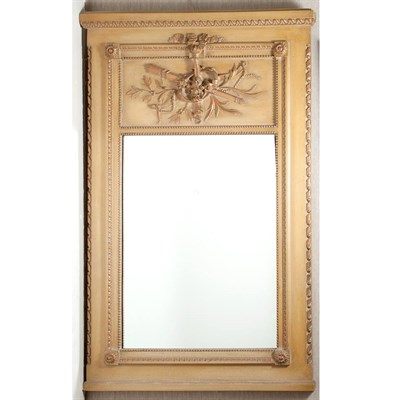 Lot 126 - Louis XVI Style Painted Wood Trumeau Height 52...