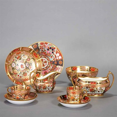 Lot 208 - Set of Ten Barr, Flight & Barr Imari Porcelain...