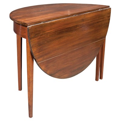 Lot 204 - Federal Style Mahogany and Cherry Breakfast...